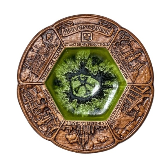 Vintage Treasure Craft Walt Disney World Souvenir Dish - Picture 10 of 10